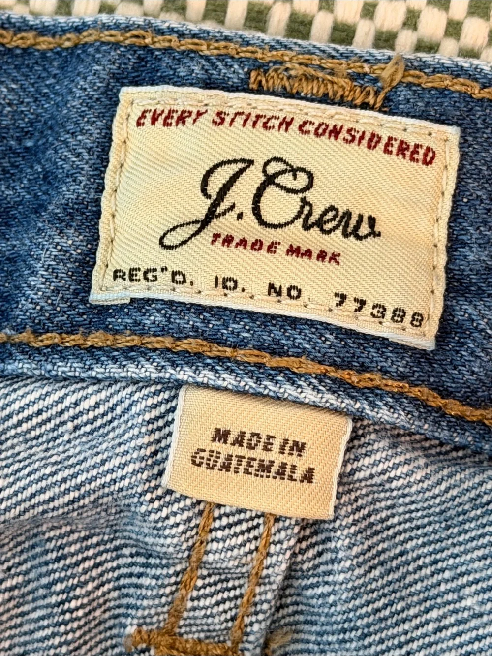 J. Crew Men's Slim-Straight Jeans in Medium Blue Wash #112